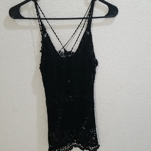 Black Sequins Top - Picture 2 of 2